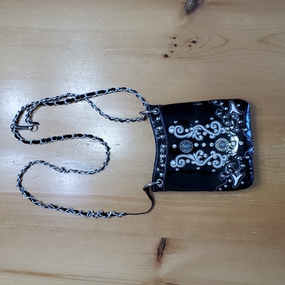 Handbags - Small western style faux leather crossbody purse